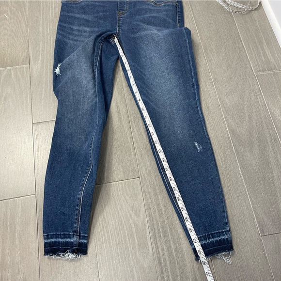 SPANX DISTRESSED SKINNY JEANS Pull on Jeggings Distressed Released Hem 20203R M - Picture 15 of 15